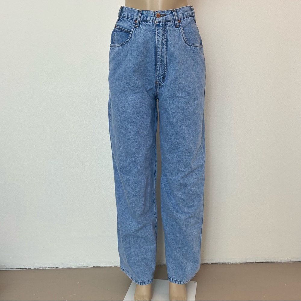 Vintage Bill Blass Baggy High-Waisted Wide Leg Jeans